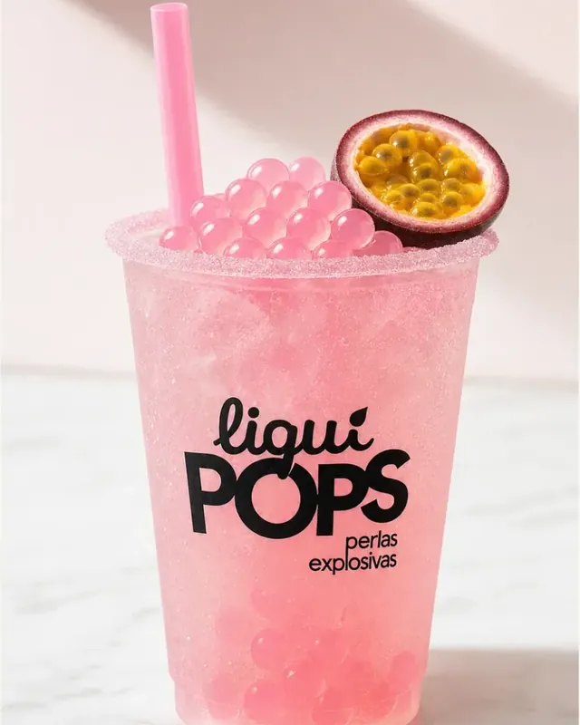 Bubble tea con perlas explosivas LiquiPops